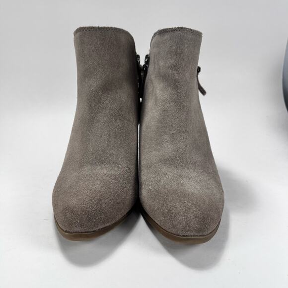 Frye Judith Ankle Bootie Taupe 10 - Picture 5 of 12